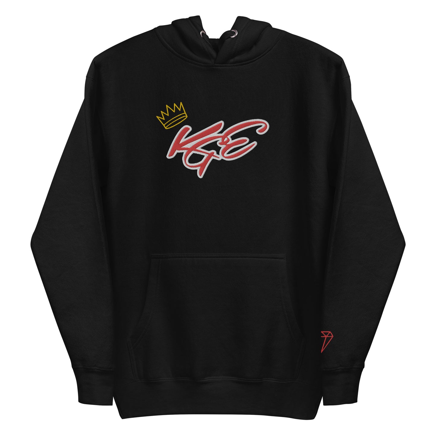 (New) KGE Unlid Crown - 20k–25k Stitch Count Embroidered Premium Unisex Hoodie