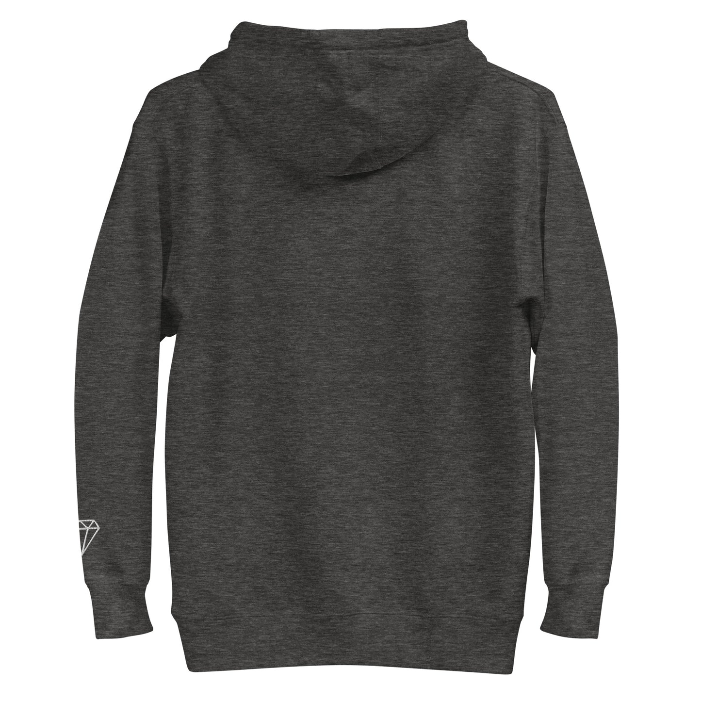 KGE Unlid White Embroidery Unisex Premium Hoodie