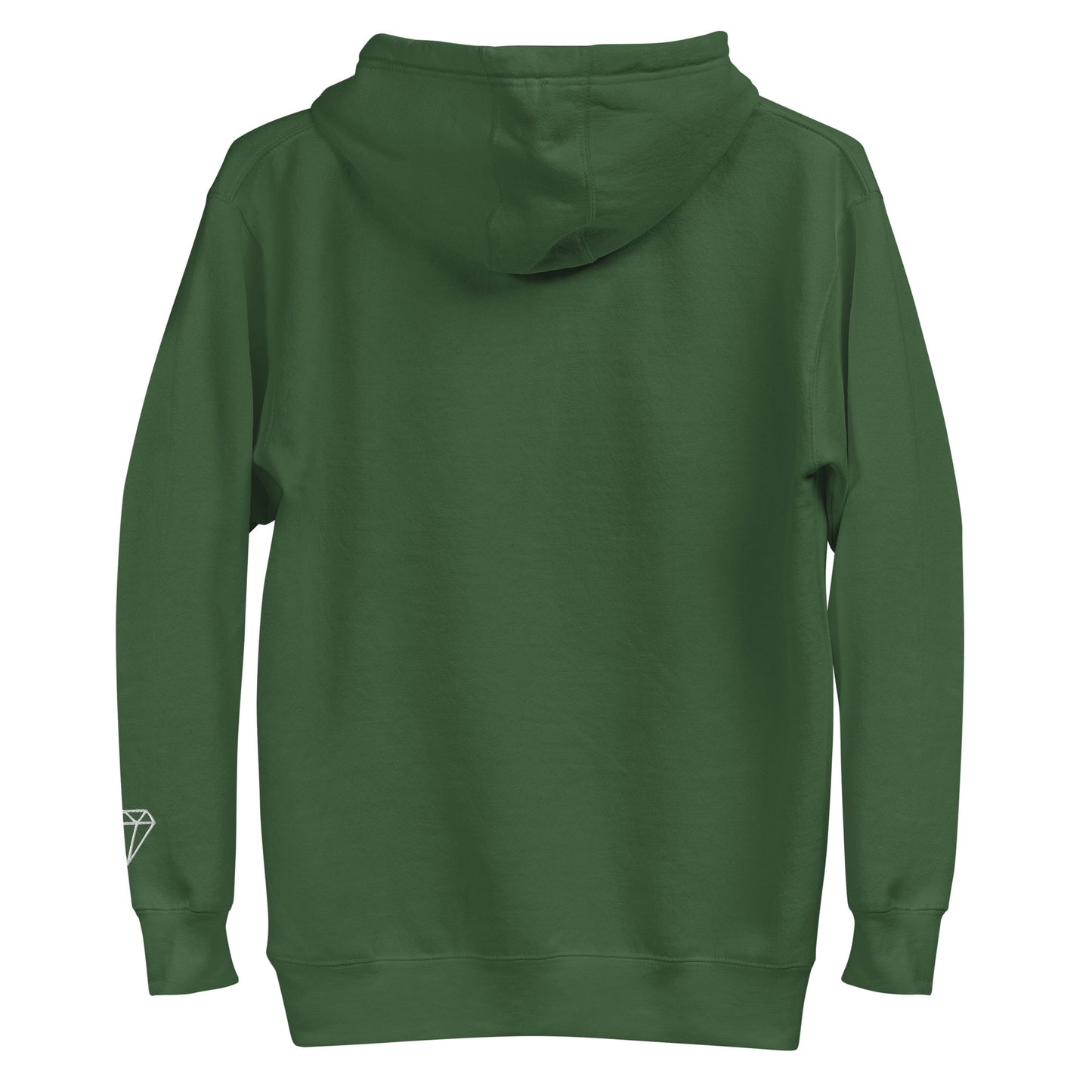 KGE Unlid White Embroidery Unisex Premium Hoodie