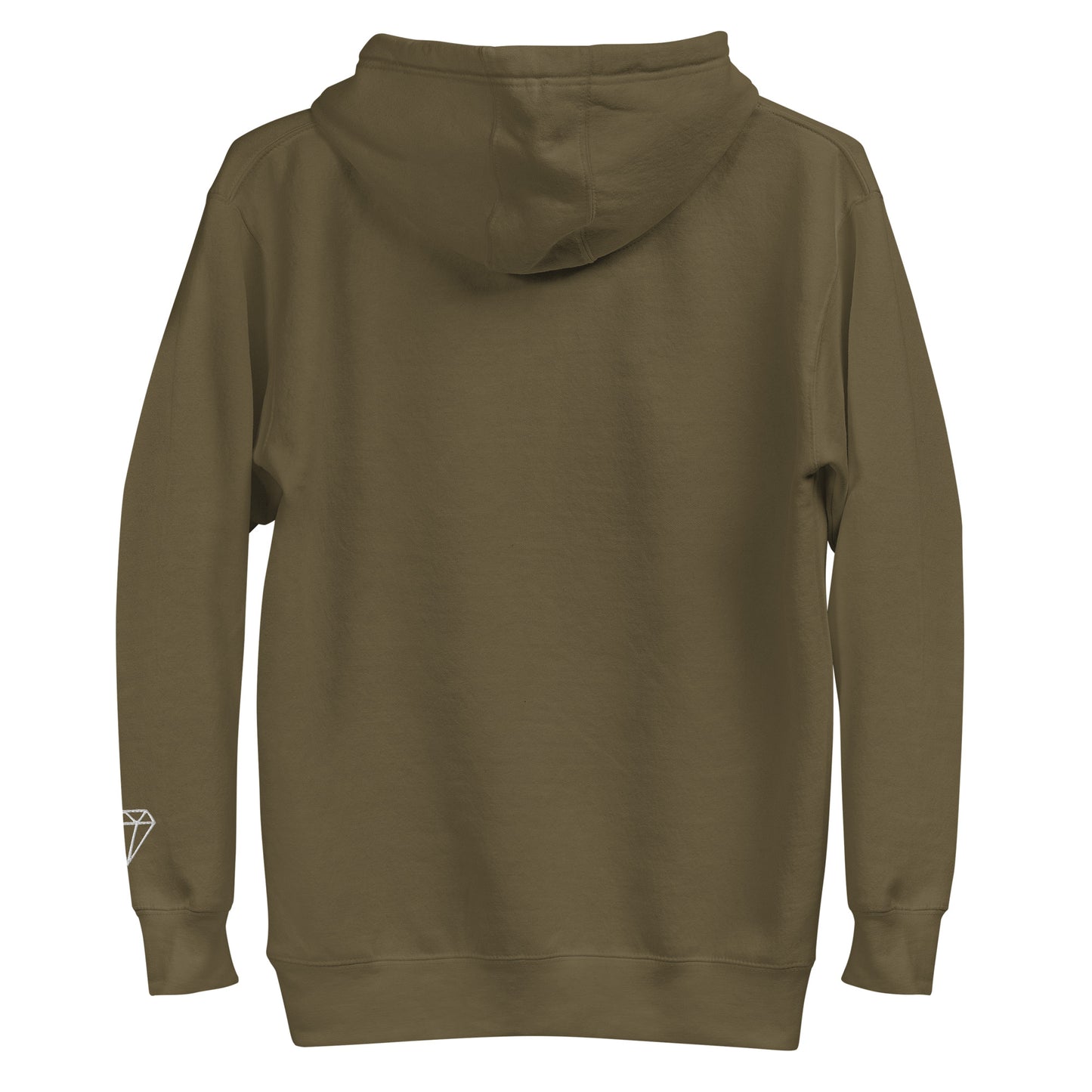 KGE Unlid White Embroidery Unisex Premium Hoodie