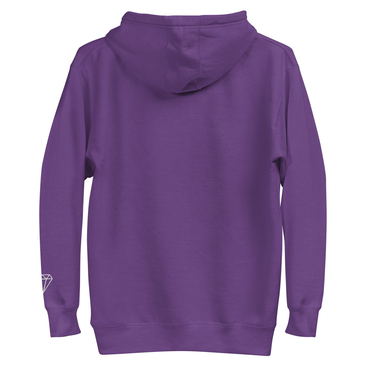 KGE Unlid White Embroidery Unisex Premium Hoodie