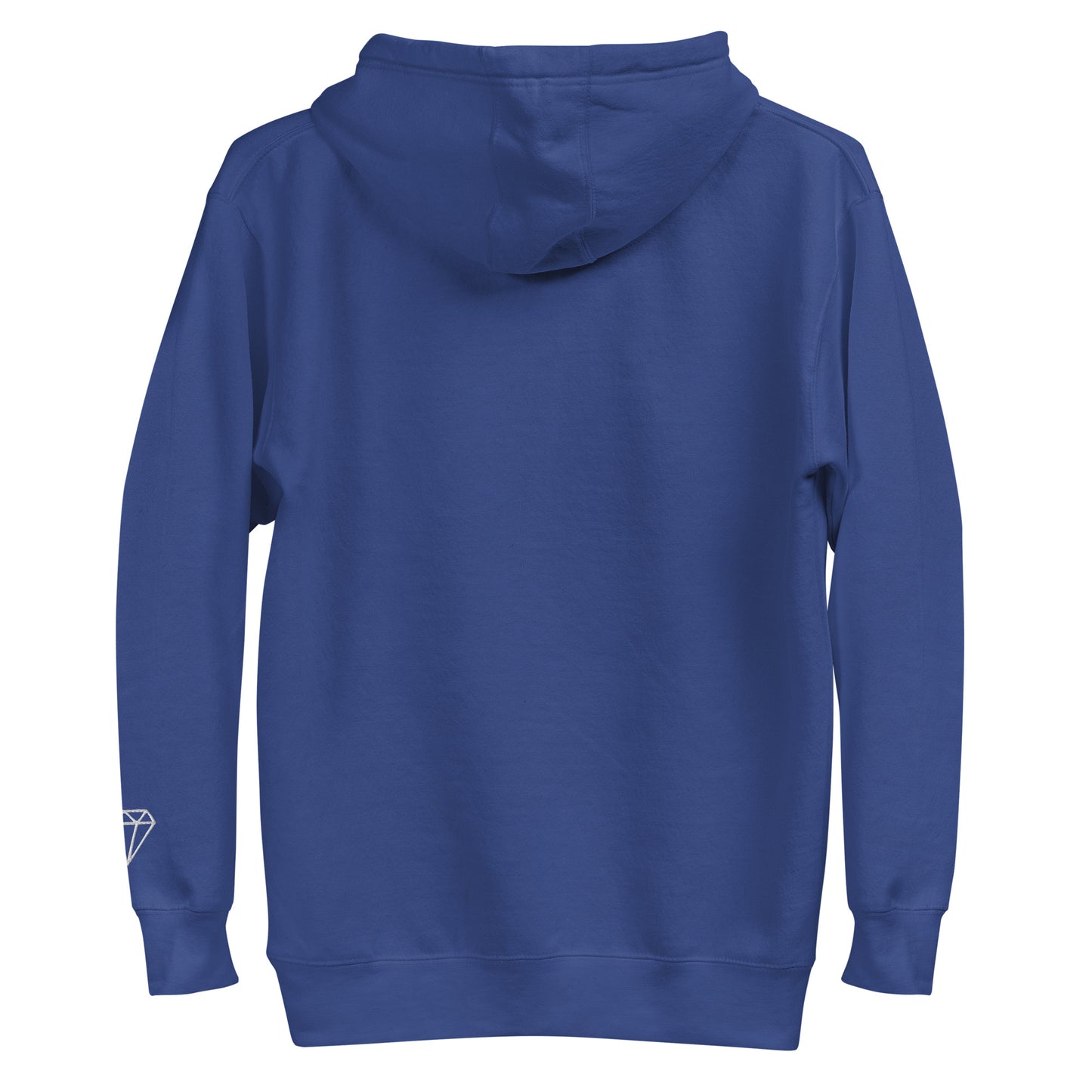 KGE Unlid White Embroidery Unisex Premium Hoodie