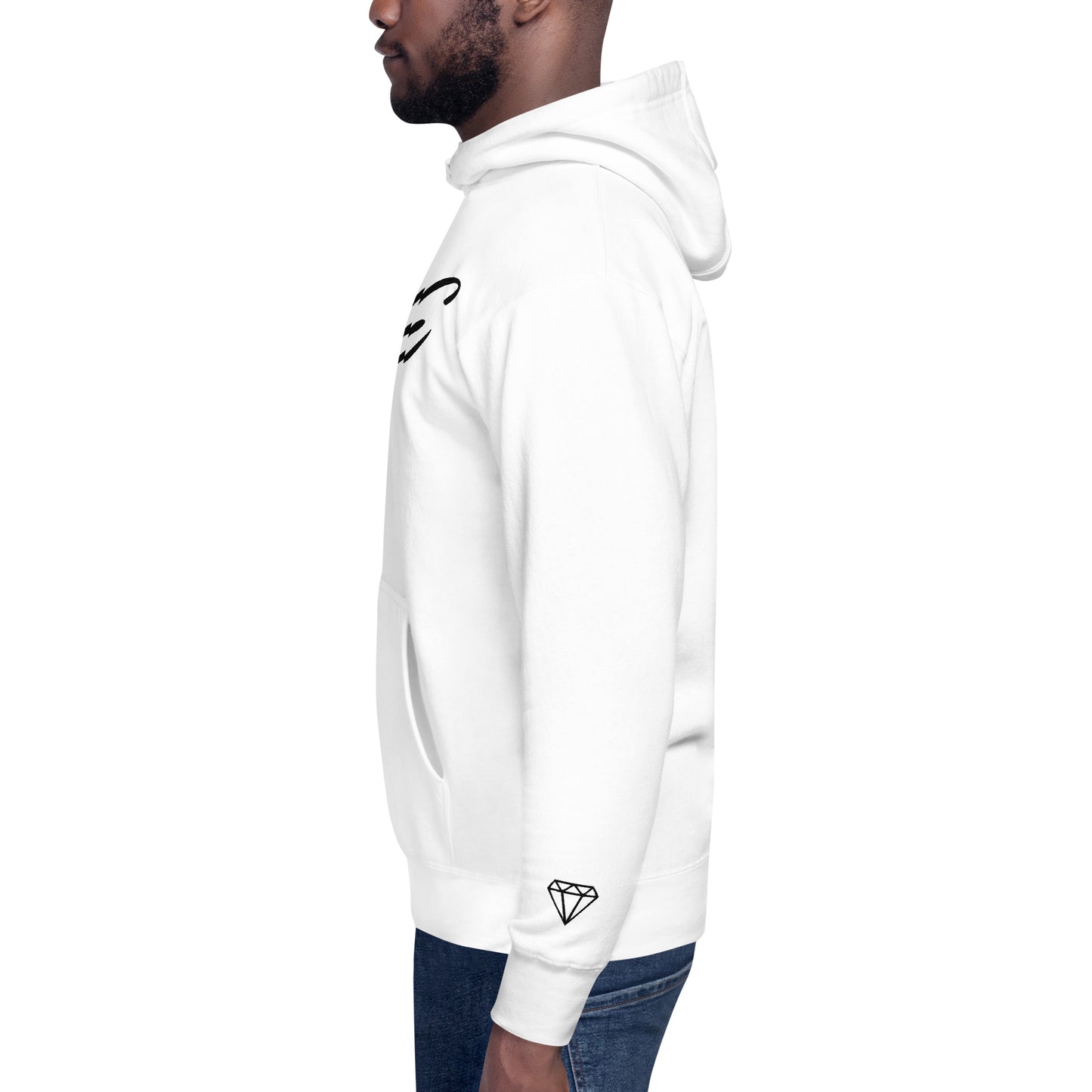 KGE Unlid - Black Embroidery Unisex Premium Hoodie