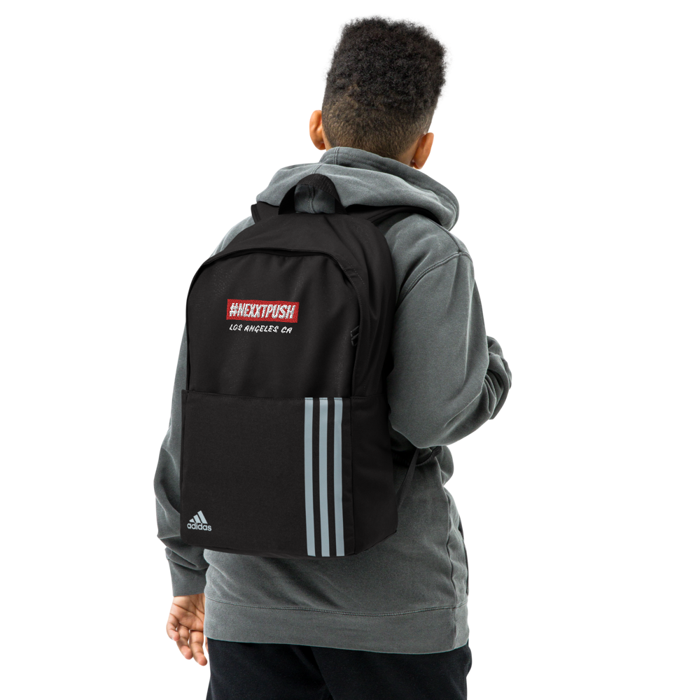 (New) #Nexxtpush | Adidas Collegiate Black backpack (Limited drop)