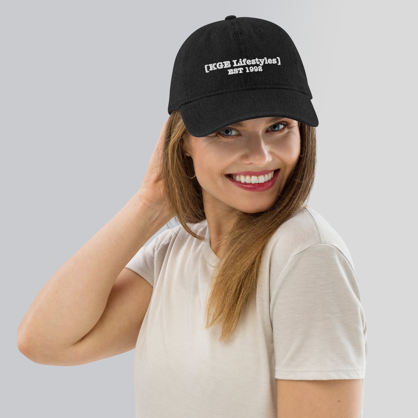 KGE Lifestyles Denim Hat (Low Profile/Dad Hat)