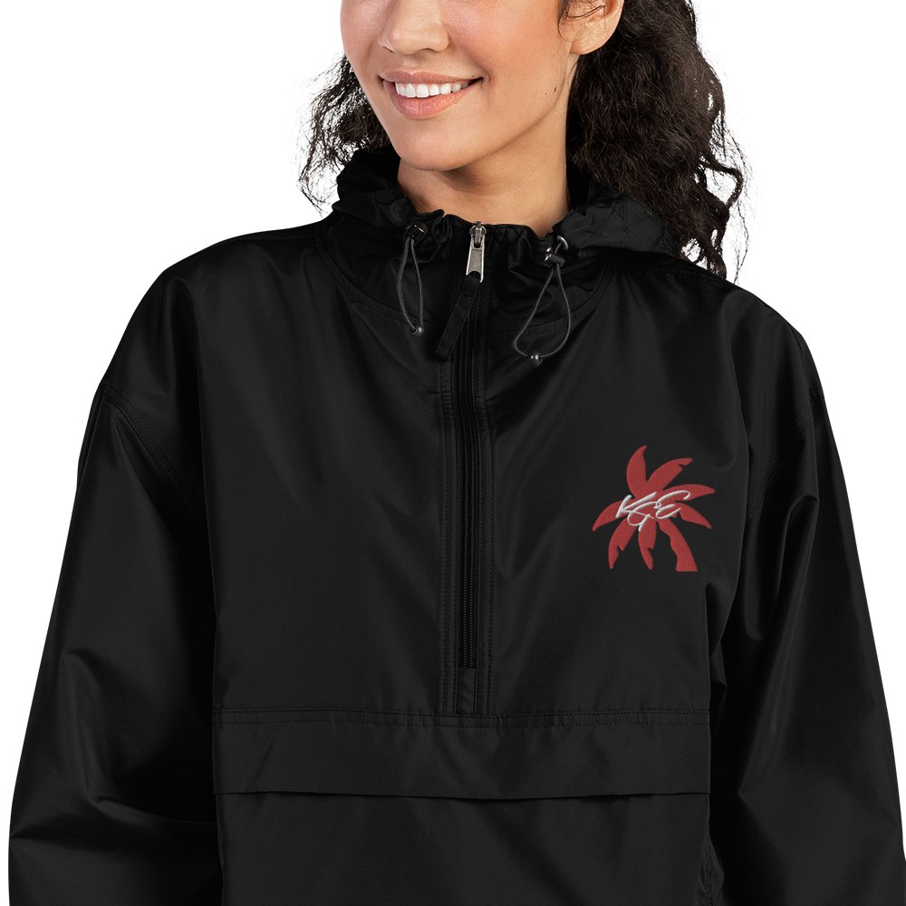 KGE Unlid Palm Paradise Embroidered Champion Packable Jacket