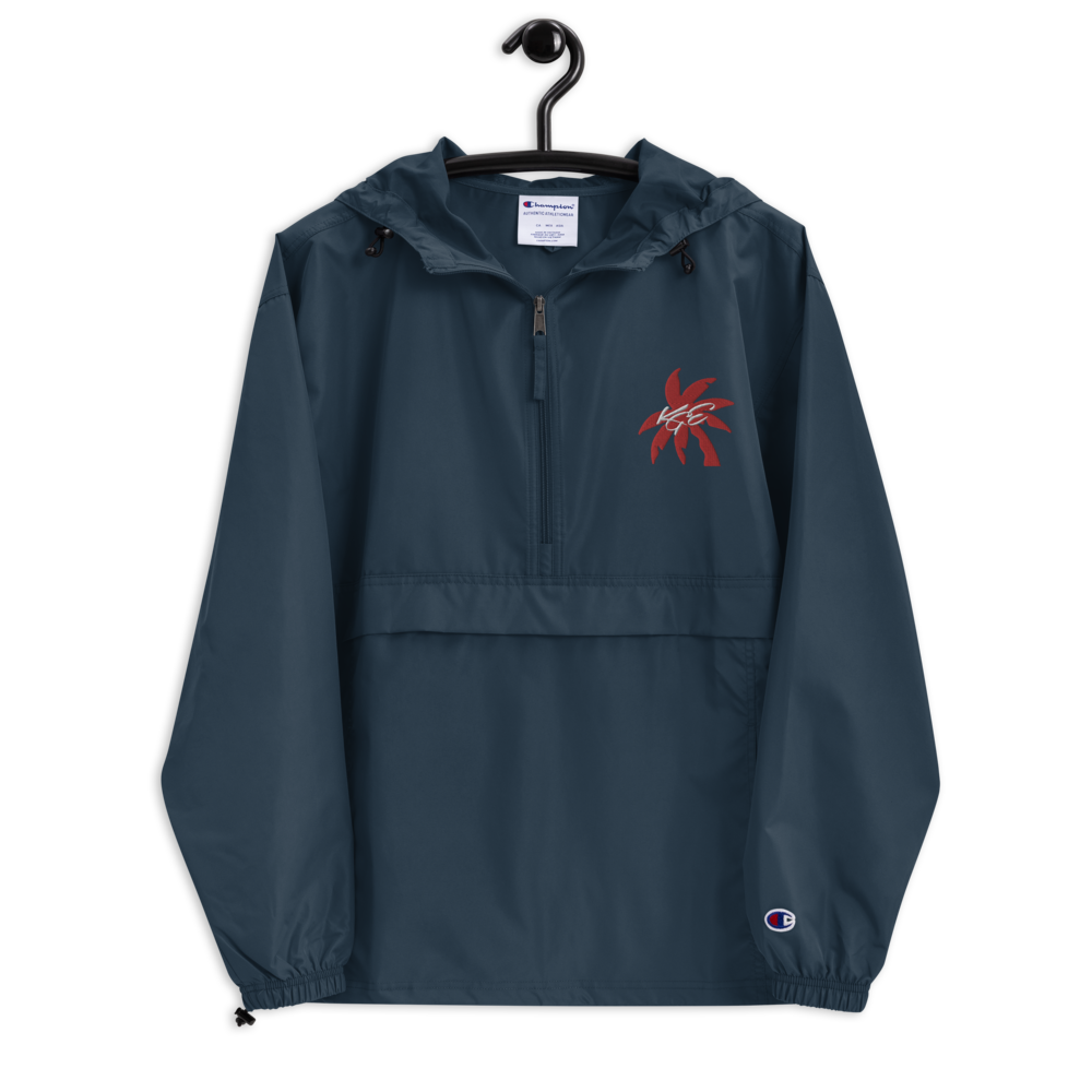 KGE Unlid Palm Paradise Embroidered Champion Packable Jacket