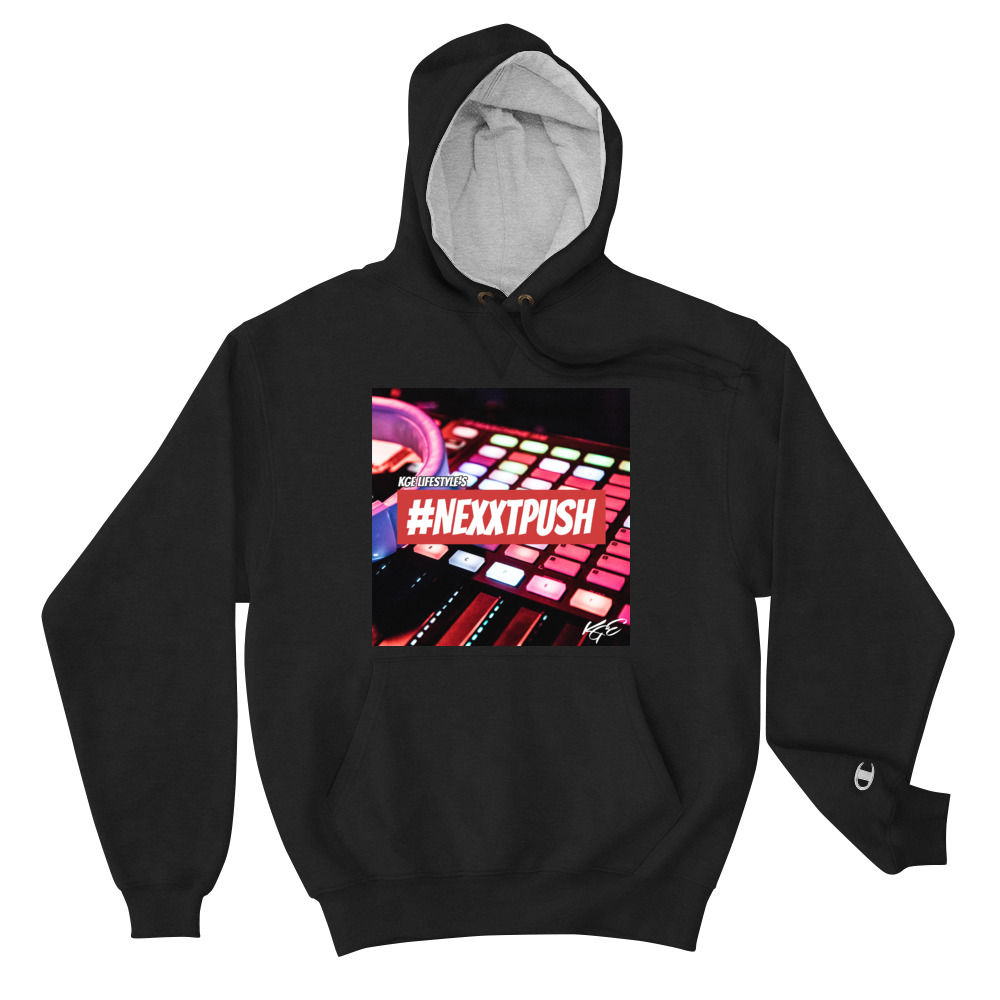 Champion #Nexxtpush Proudcer Hoodie (Front & Back)