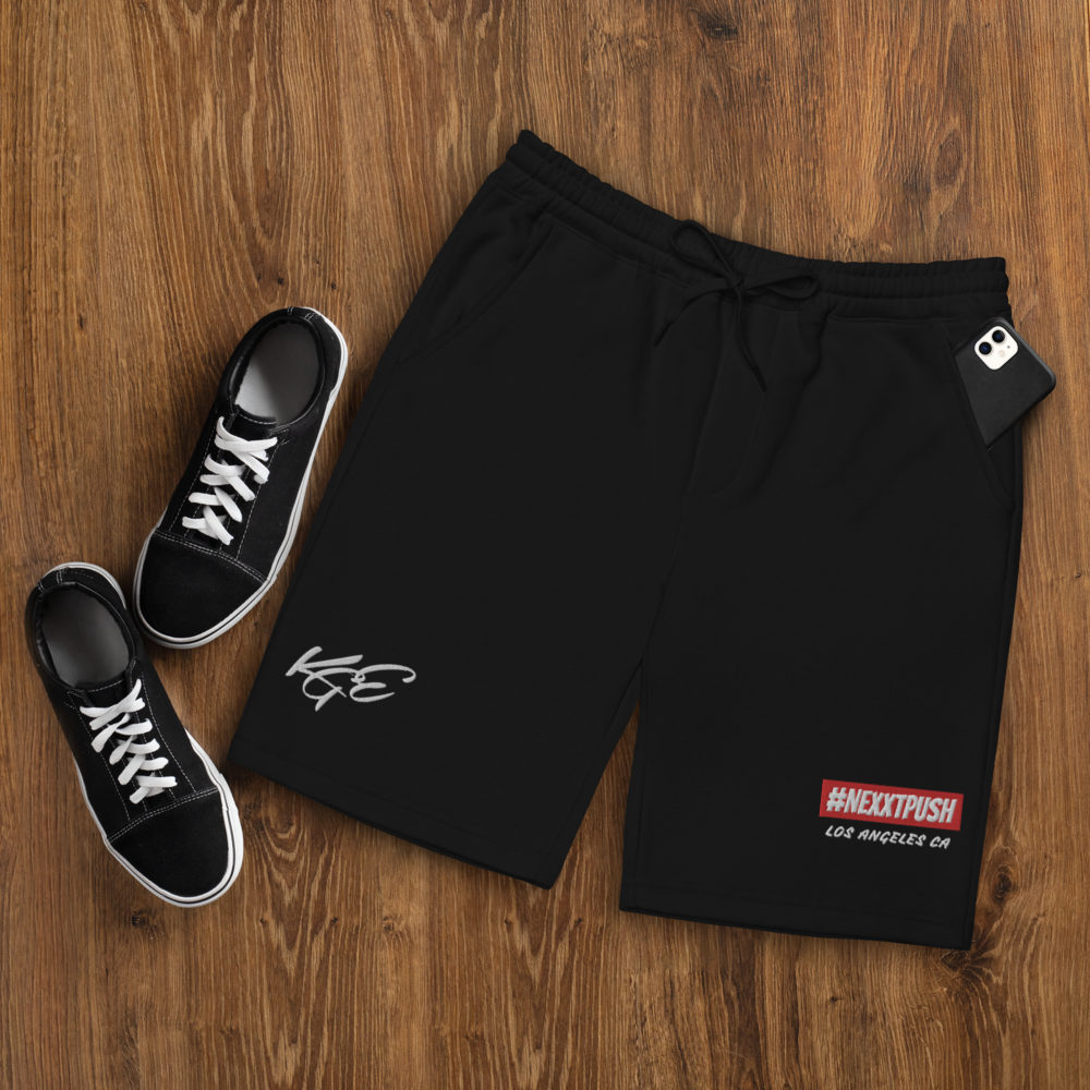 Fleece Shorts - #NEXXTPUSH & KGE Embroidery