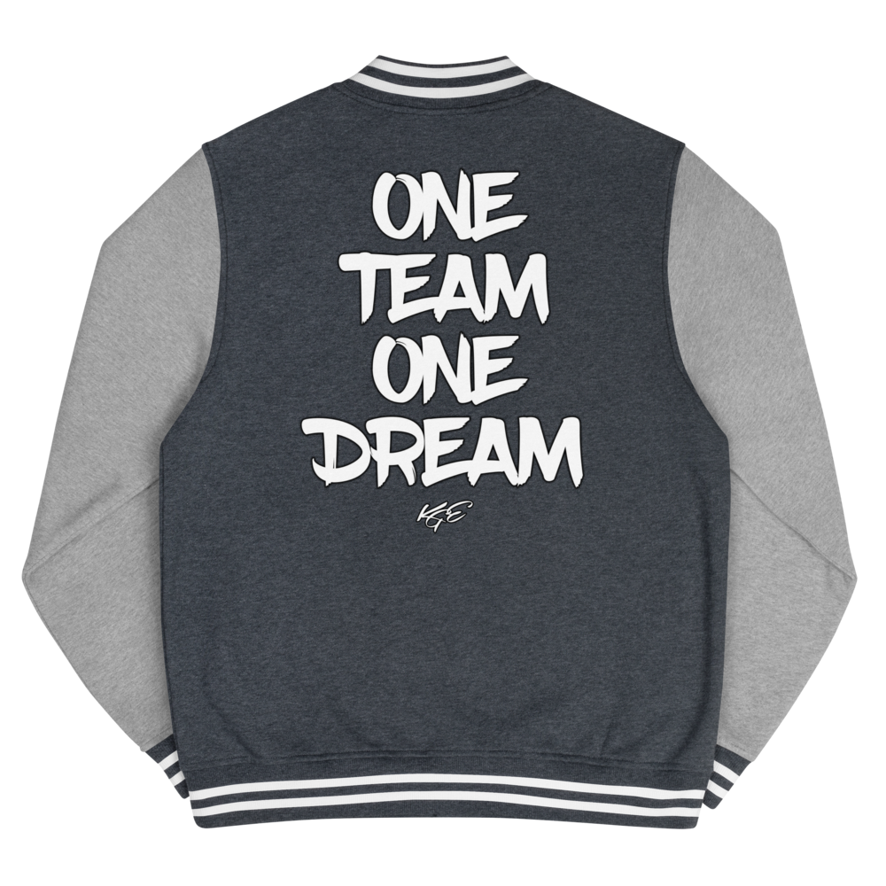 (NEW) One Team One Dream - Men's Letterman Jacket