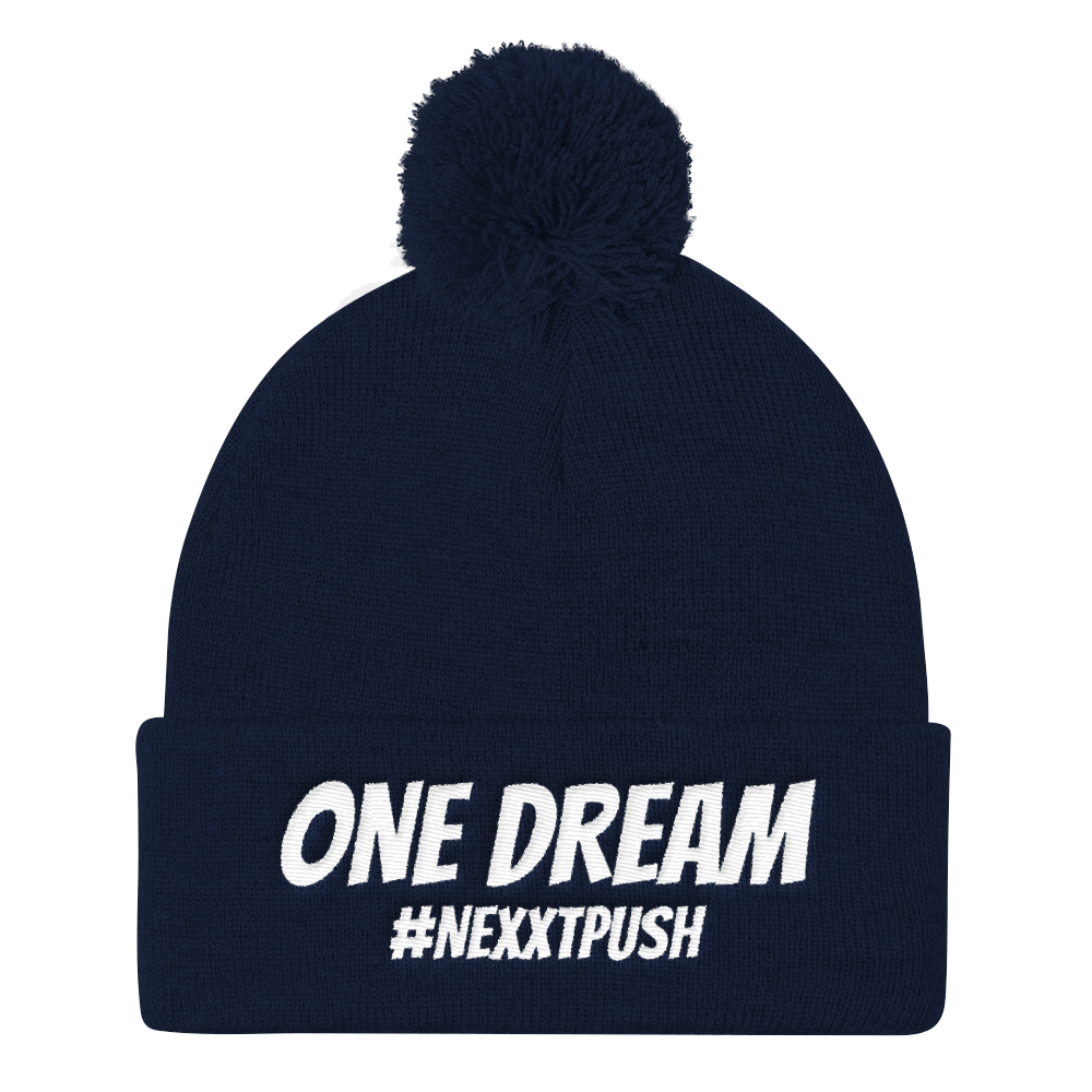 One Dream #Nexxtpush Pom-Pom Beanie