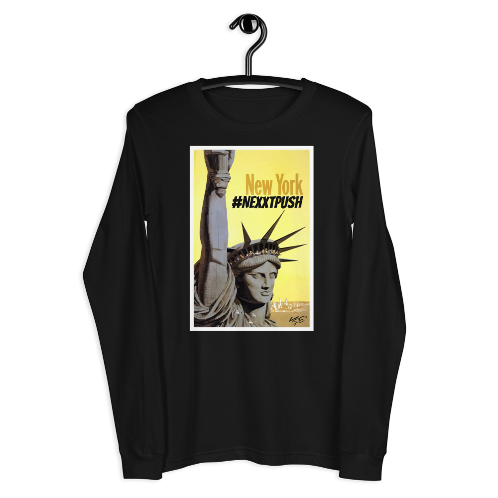 #Nextpush Vintage New York - Premium Unisex Long Sleeve Tee