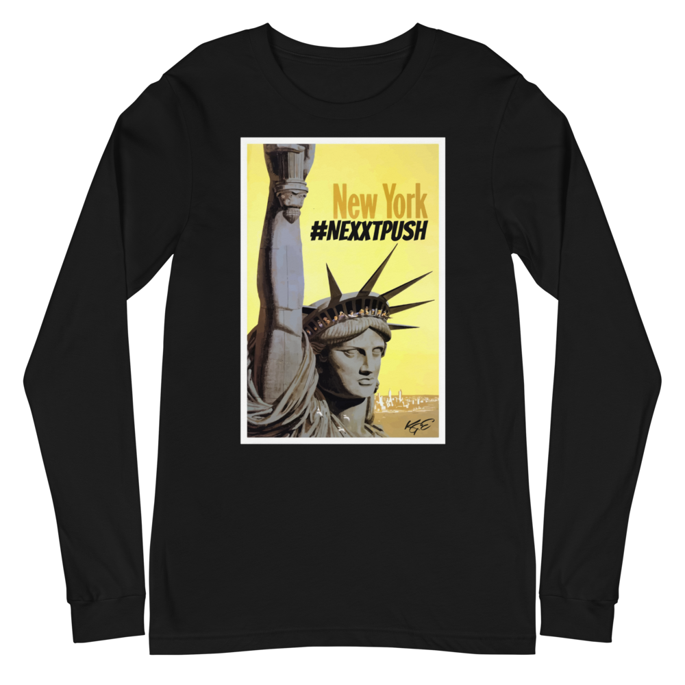 #Nextpush Vintage New York - Premium Unisex Long Sleeve Tee