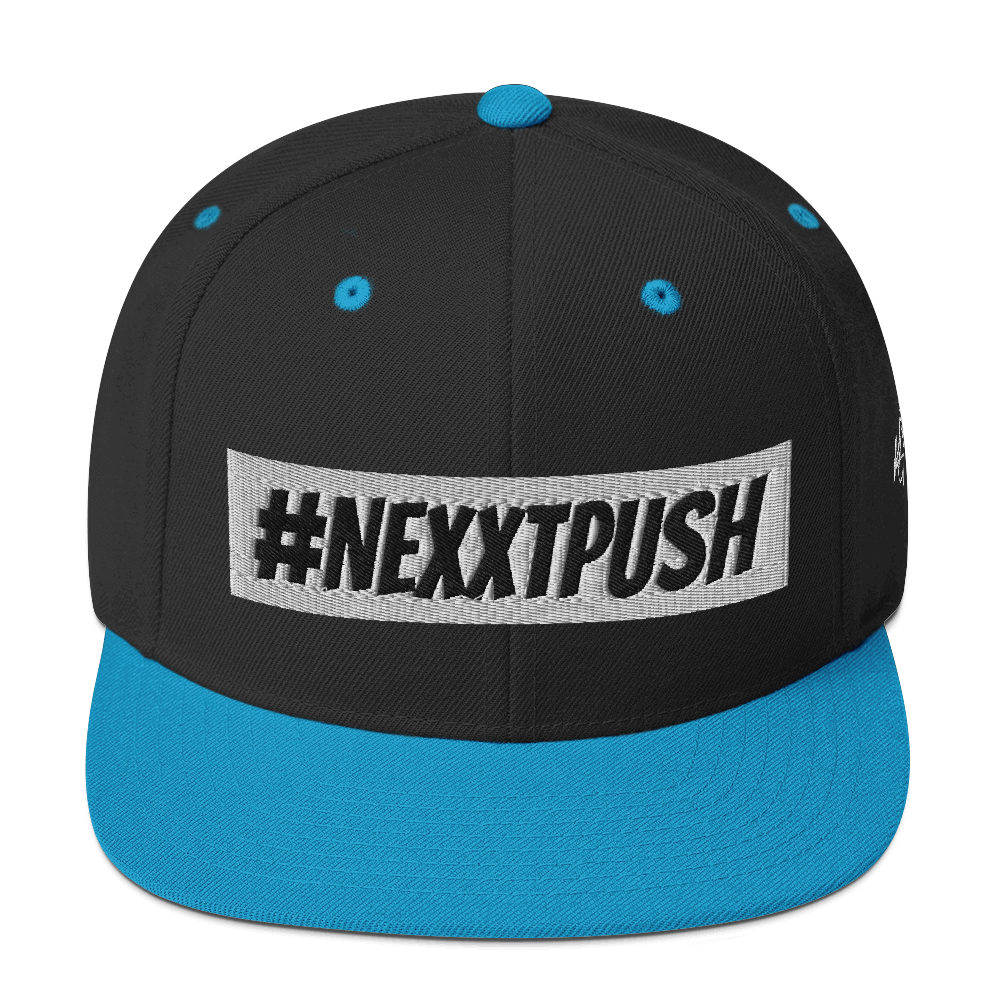 #Nexxtpush White Bar Snapback