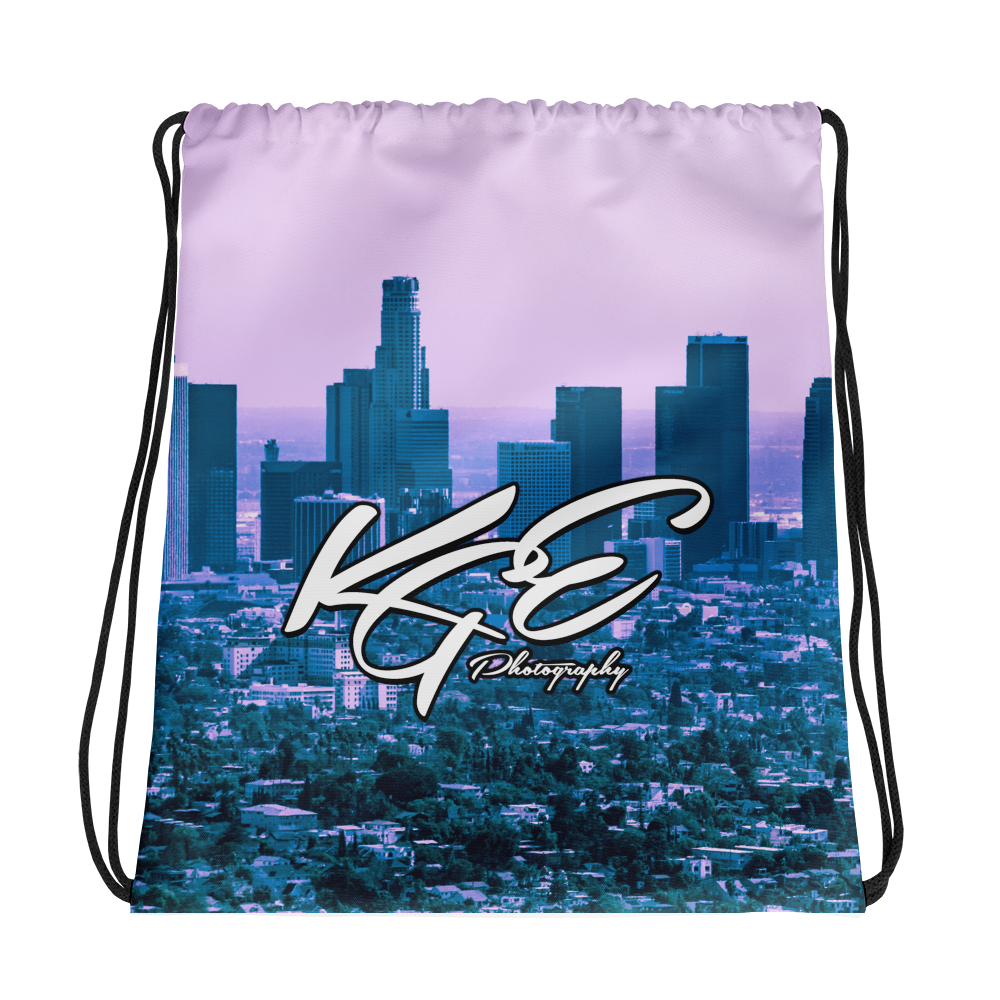 KGE Photography Los Angeles Drawstring bag