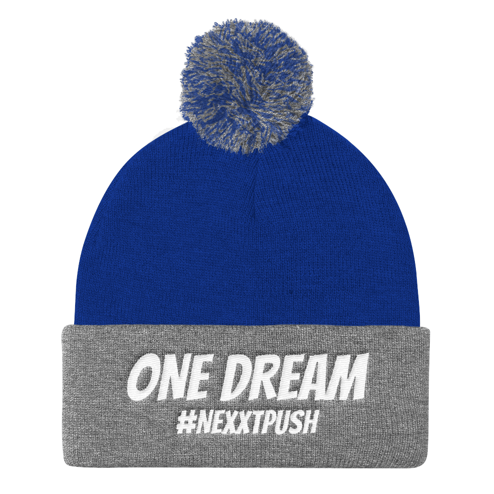 One Dream #Nexxtpush Pom-Pom Beanie