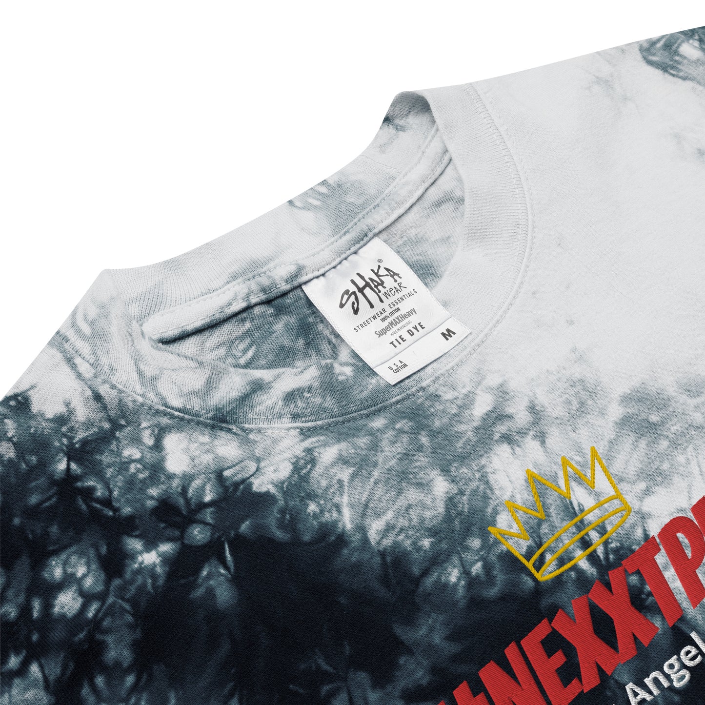 (New) #Nexxtpush | Shaka Wear Oversized tie-dye t-shirt multicolor - Large embroidery 15k–20k Stitch Count