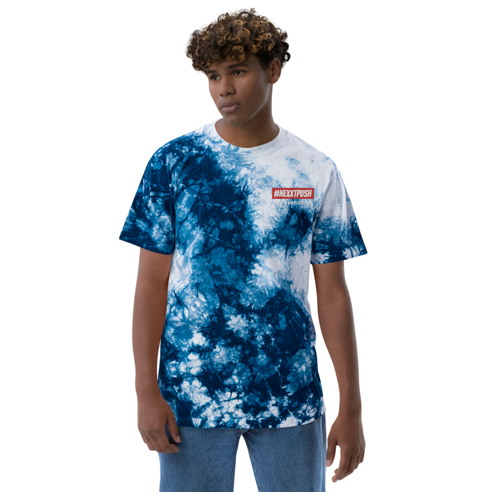 #Nexxtpush | Shaka Wear - Blue Sky Premium Oversized tie-dye t-shirt