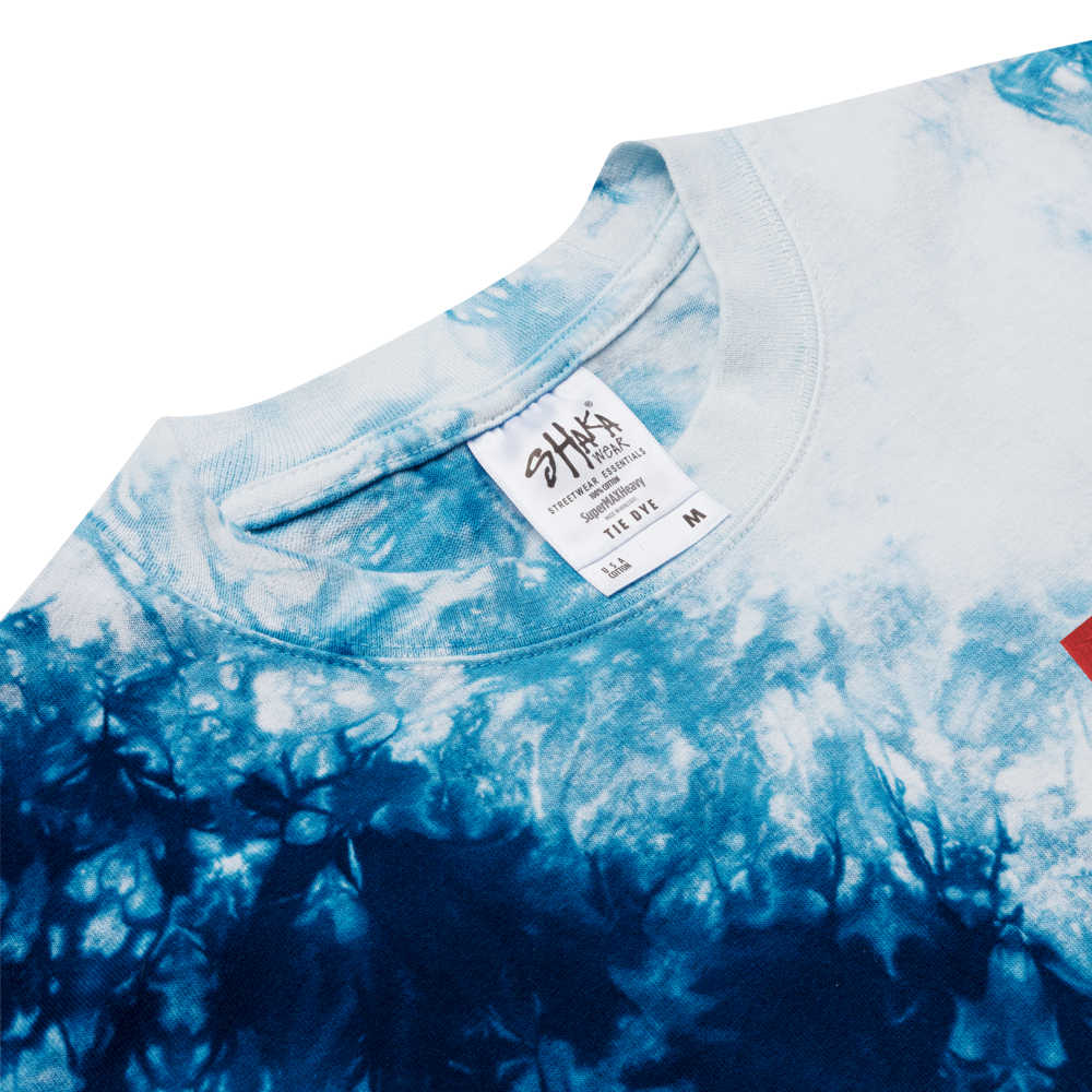 #Nexxtpush | Shaka Wear - Blue Sky Premium Oversized tie-dye t-shirt