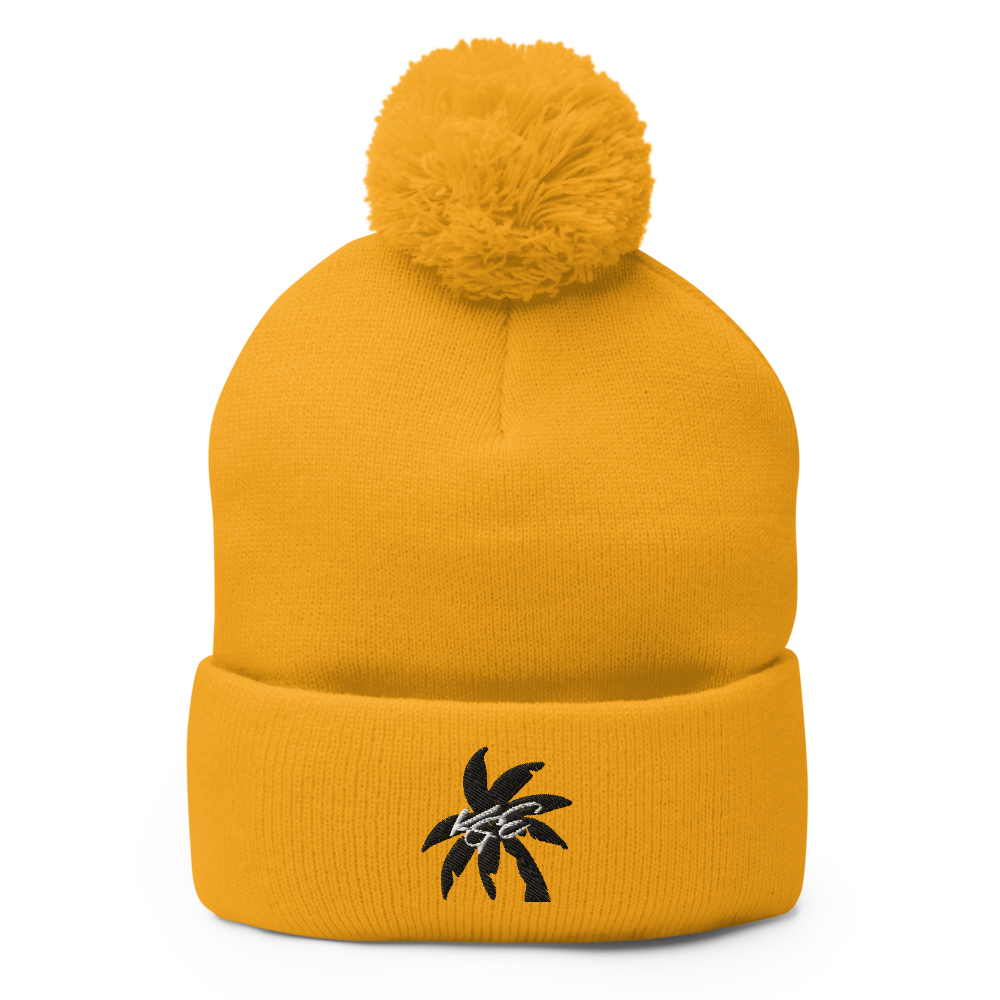 KGE Unlid - Palm Paradise Pom-Pom Beanie