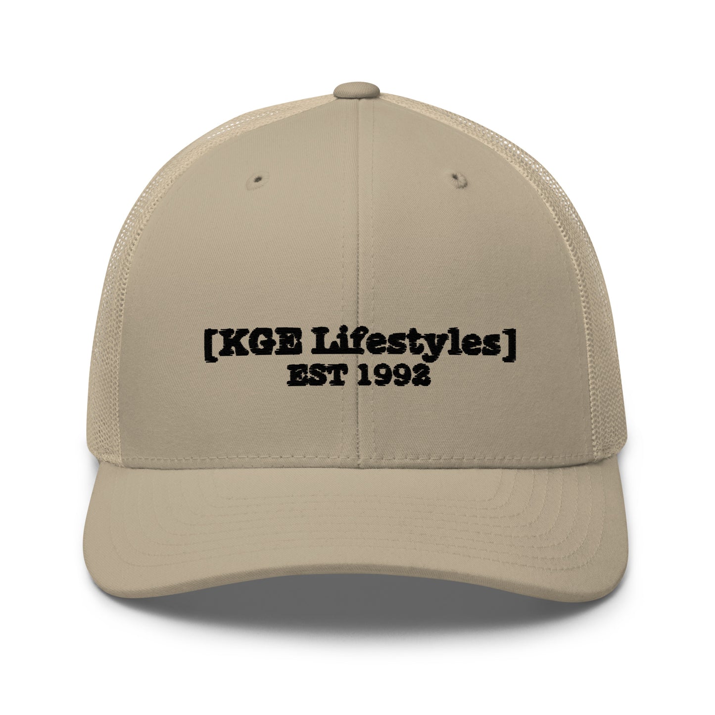 Black KGE Lifestyles Retro - Low Profile Trucker Cap