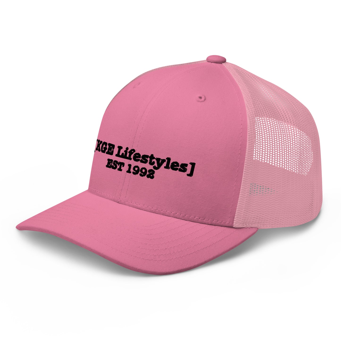 Black KGE Lifestyles Retro - Low Profile Trucker Cap