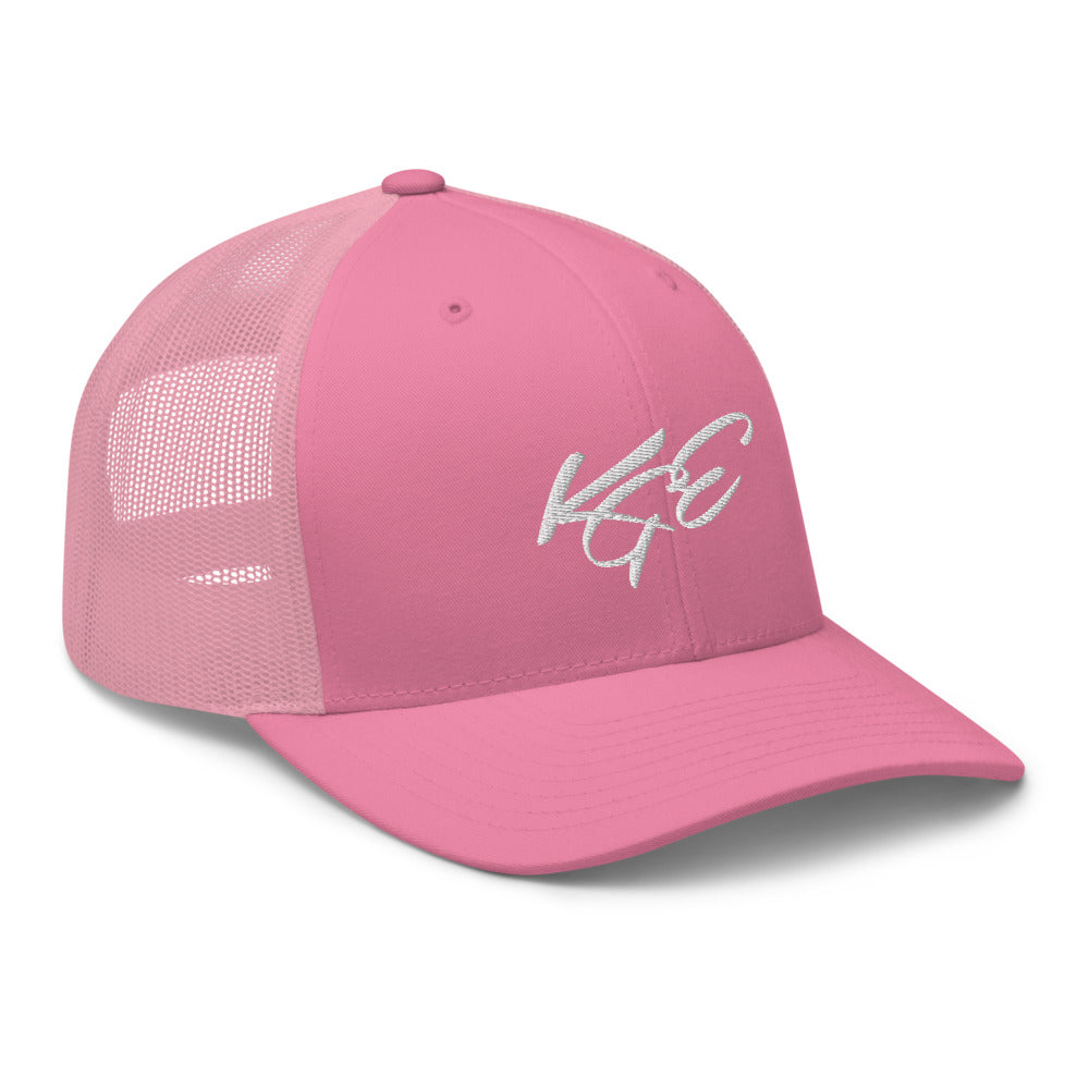 KGE Unlid - Low Profile Pink Trucker Cap