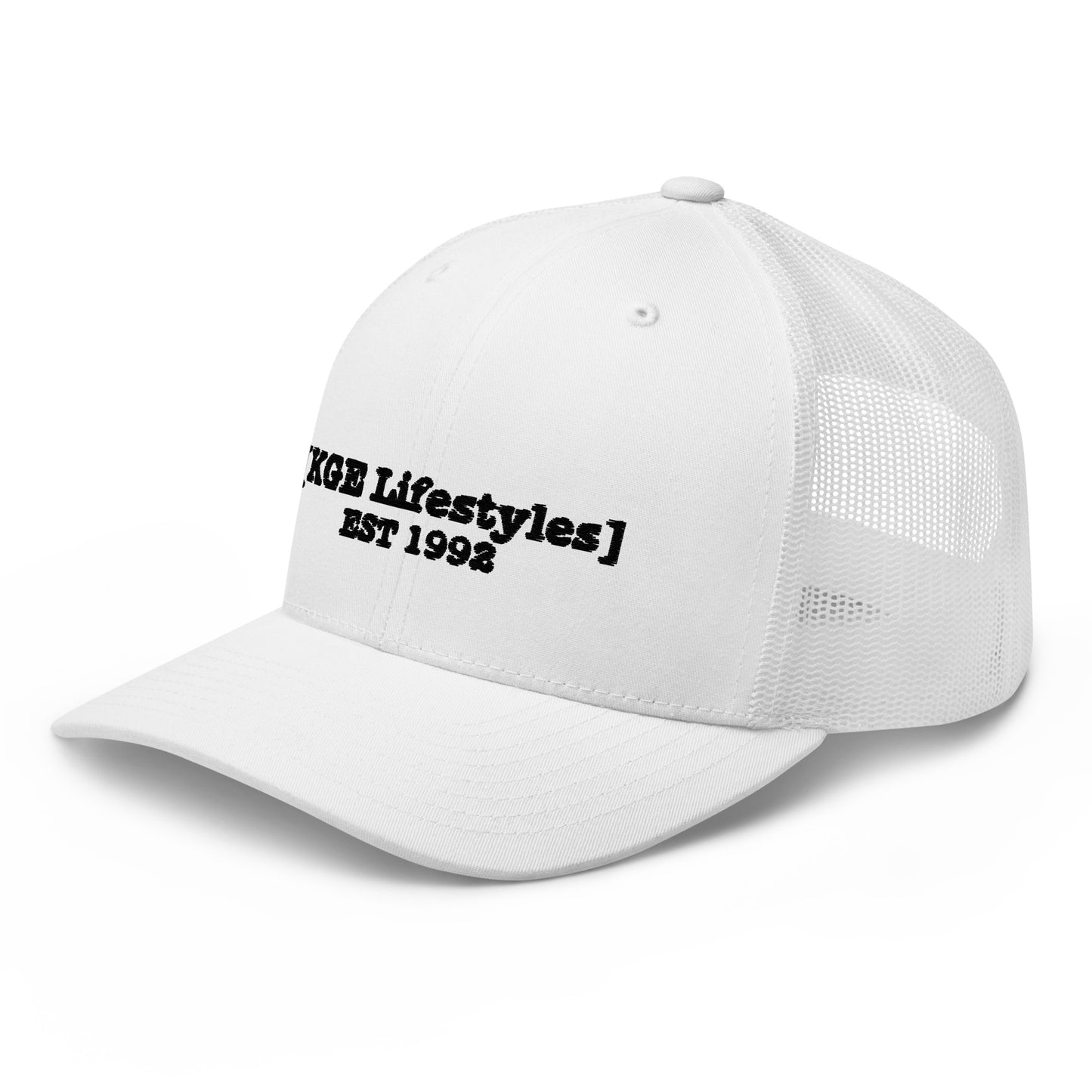 Black KGE Lifestyles Retro - Low Profile Trucker Cap