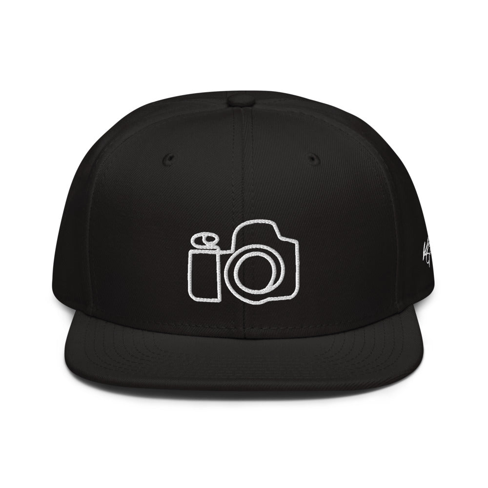 (New) KGE Photography Embroidered Camera OTTO Snapback Hat