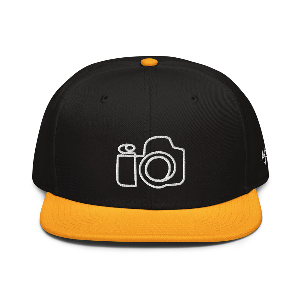 (New) KGE Photography Embroidered Camera OTTO Snapback Hat