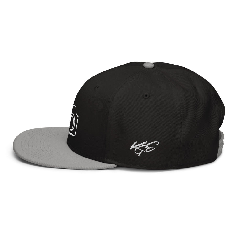 (New) KGE Photography Embroidered Camera OTTO Snapback Hat