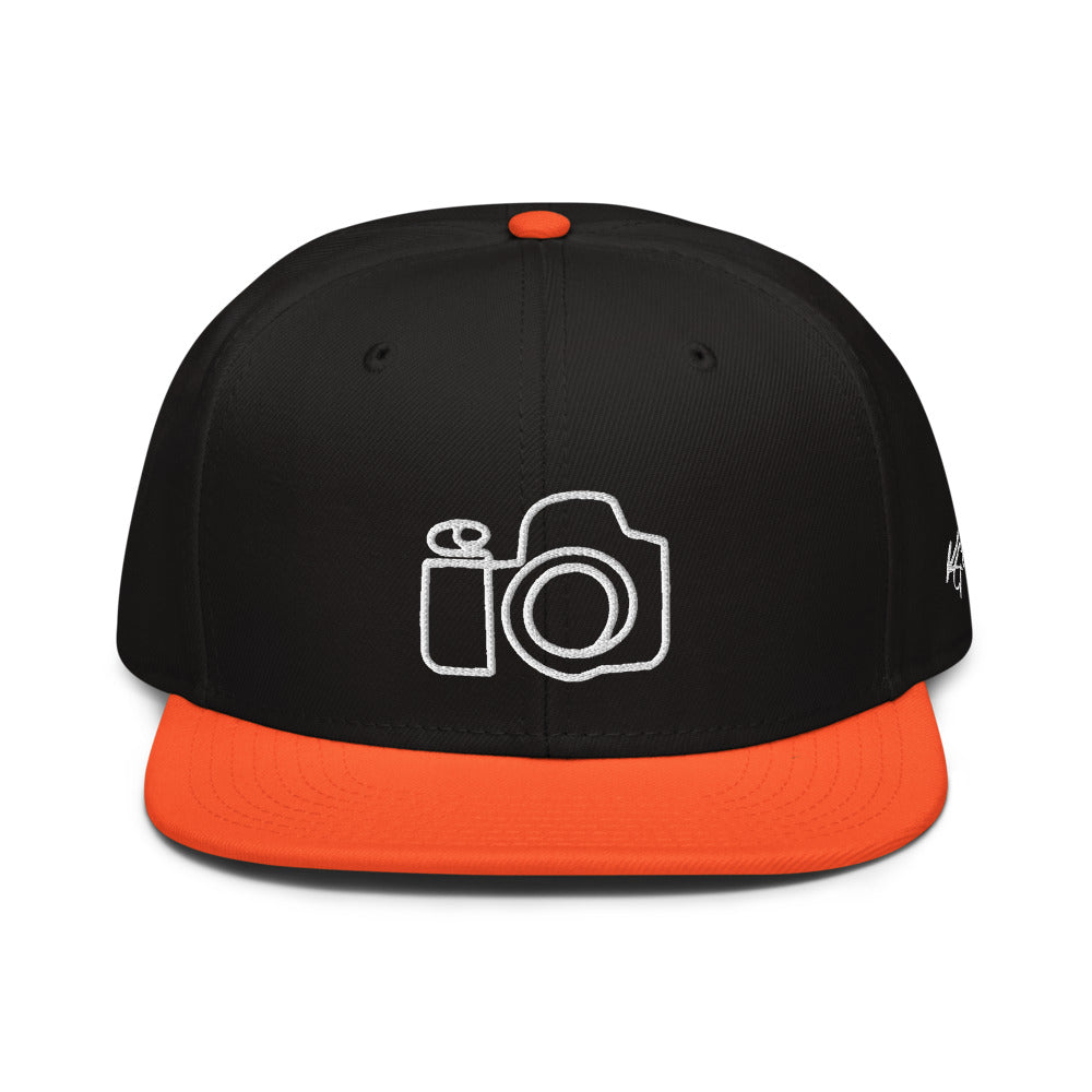 (New) KGE Photography Embroidered Camera OTTO Snapback Hat