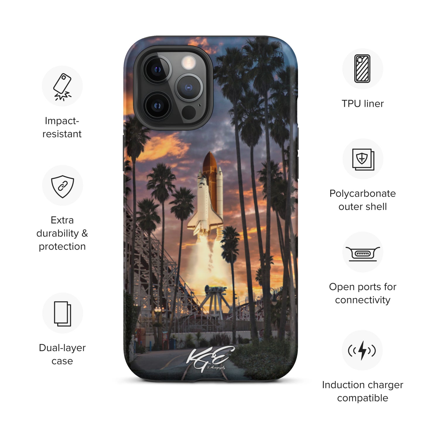 KGE Photography - Space Shuttle Imagination Tough iPhone case