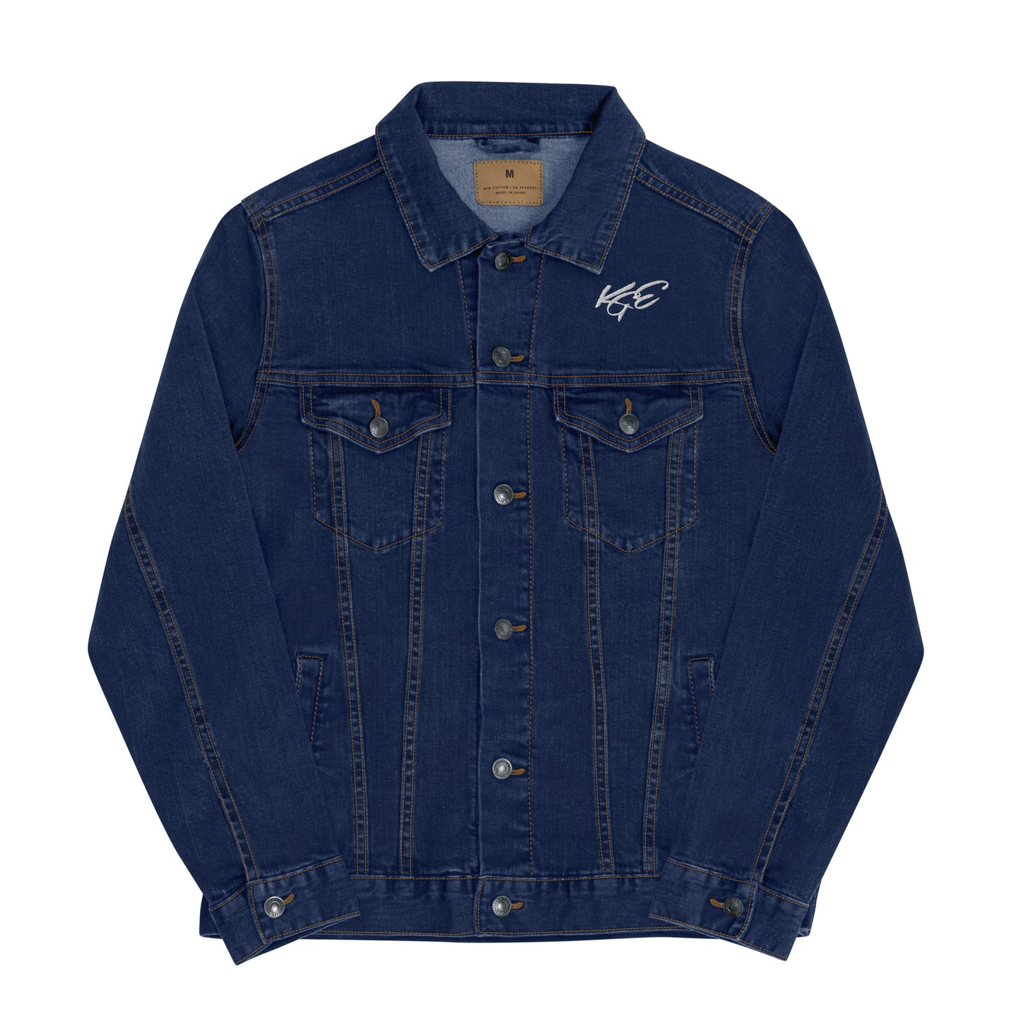 KGE Unlid - embroidery Unisex denim jacket