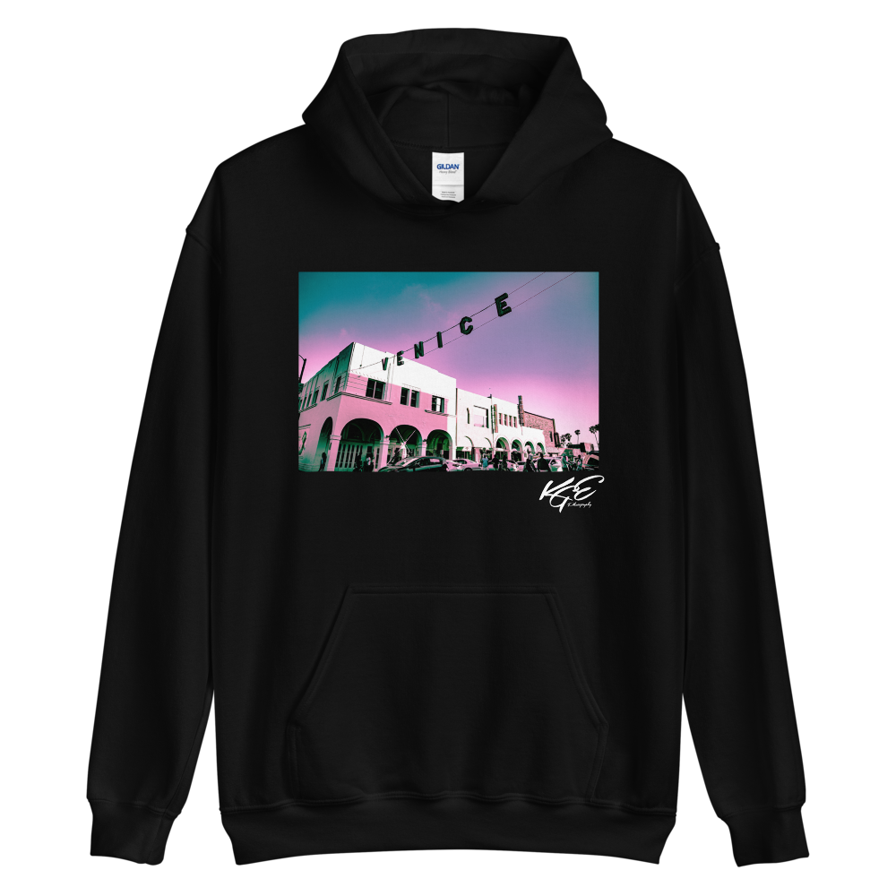 (BIG SIZE) KGE Photography - Venice Beach - Original Hoodie (Sizes 3XL - 5XL)