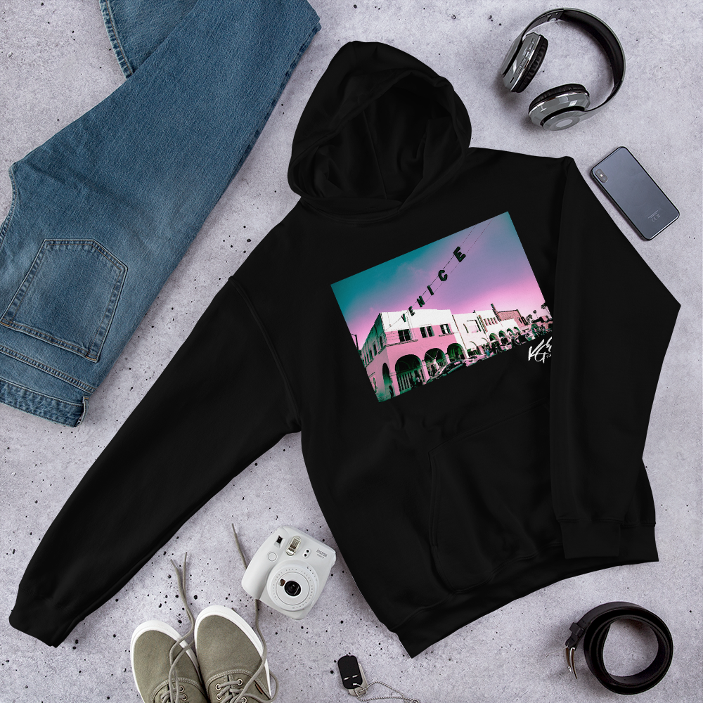 (BIG SIZE) KGE Photography - Venice Beach - Original Hoodie (Sizes 3XL - 5XL)