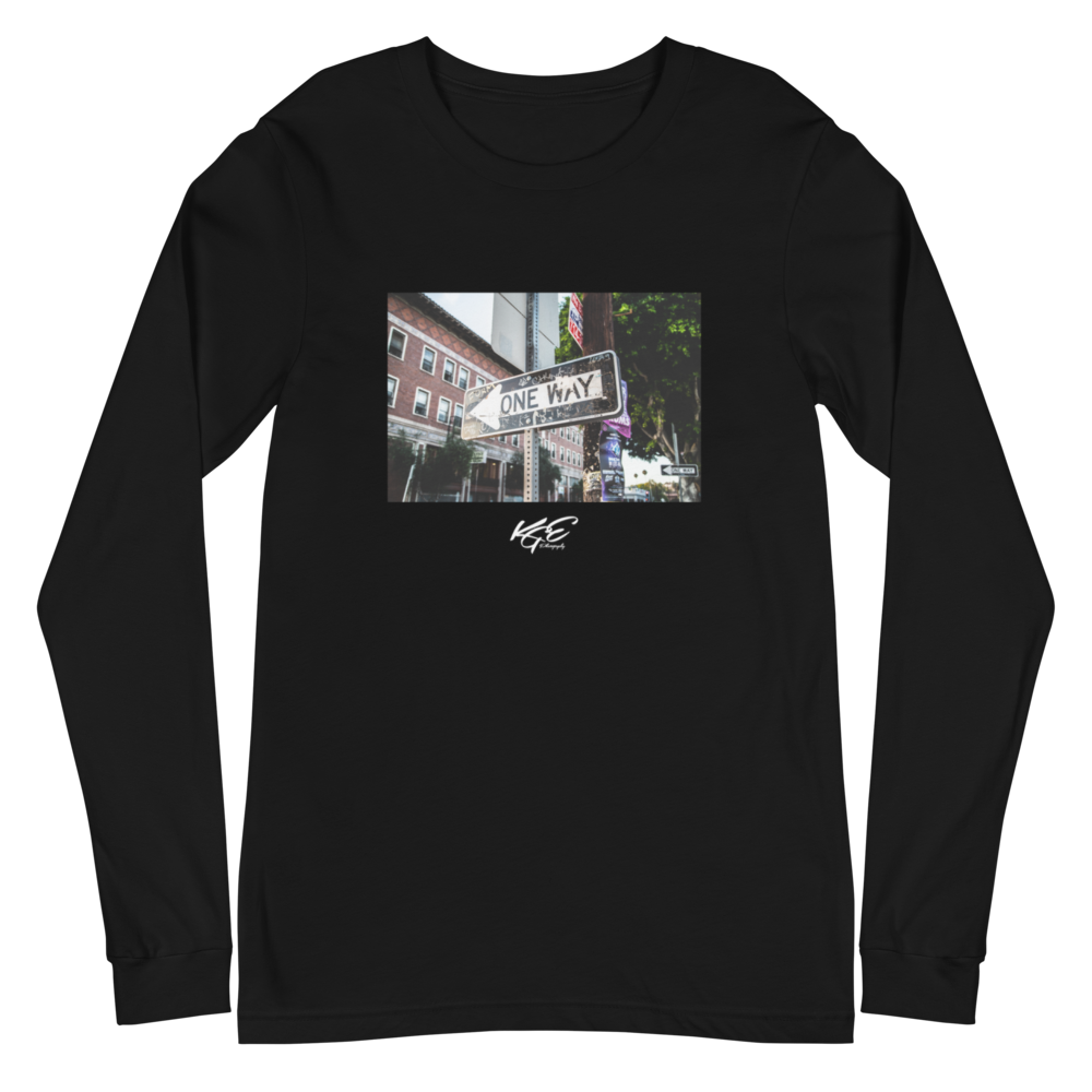 (New) One Way - KGE Photography - Premium Unisex Long Sleeve Tee