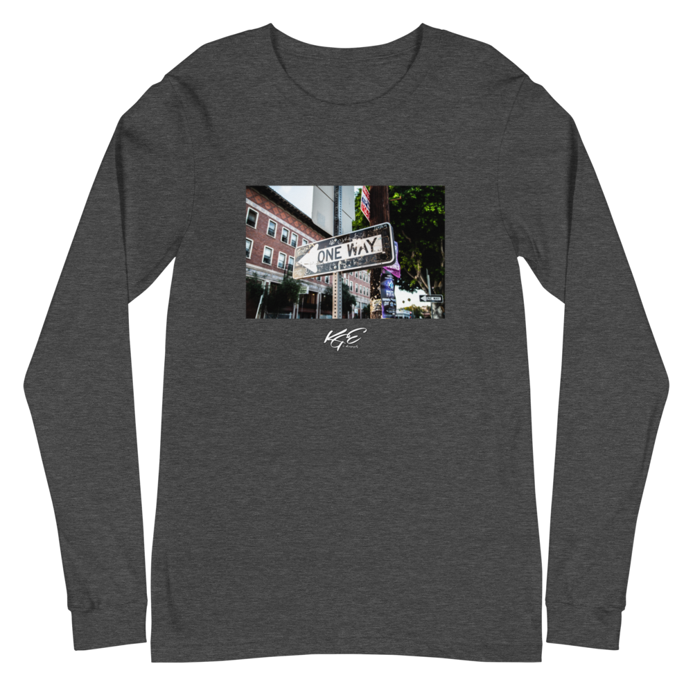 (New) One Way - KGE Photography - Premium Unisex Long Sleeve Tee