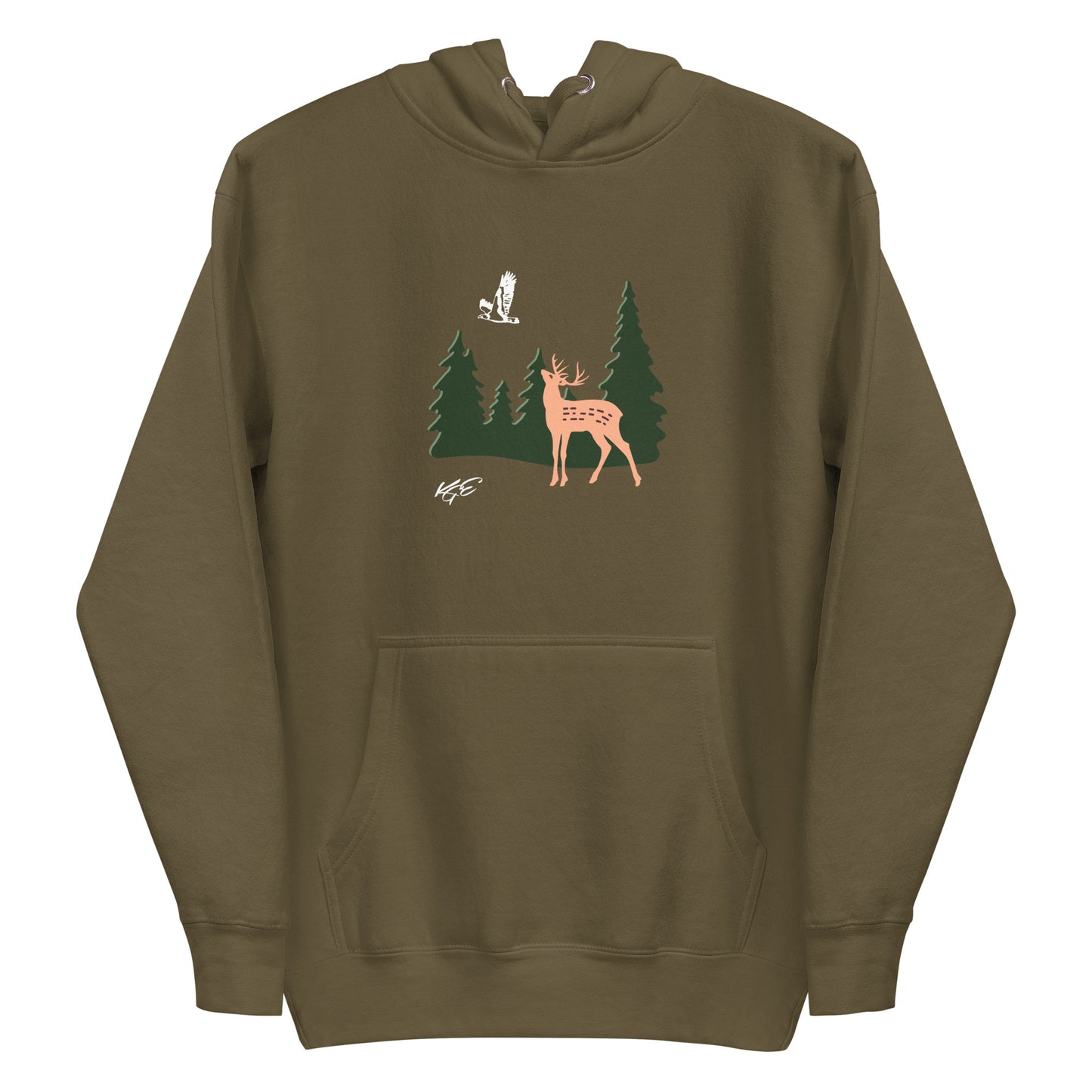 KGE Unlid Adventure - Forest Escape, Premium Unisex Hoodie