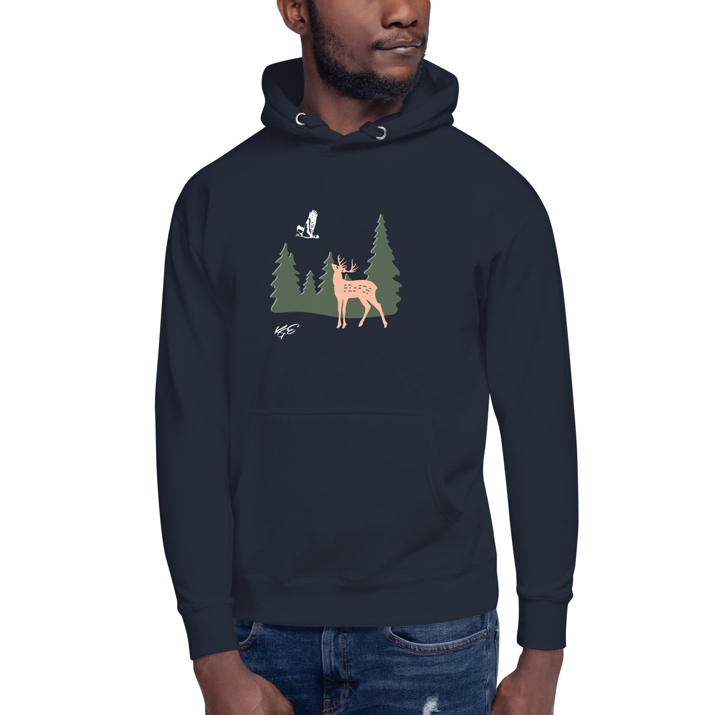 KGE Unlid Adventure - Forest Escape, Premium Unisex Hoodie