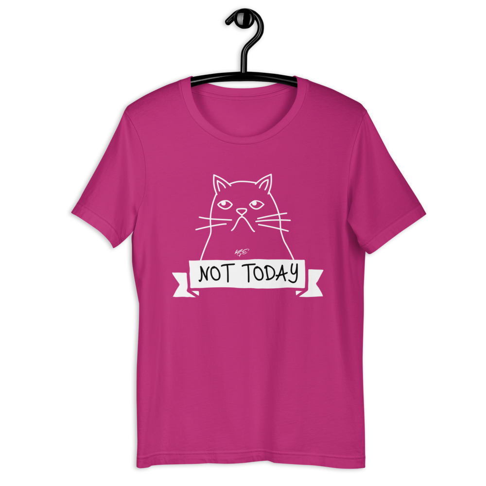 (Big Size) CAT-O-GRAPH - "Not Today" - Premium Tee