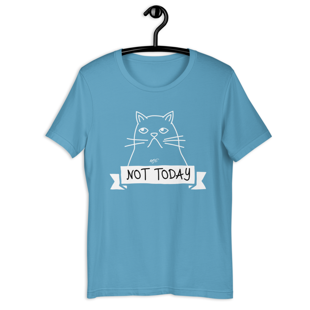 (Big Size) CAT-O-GRAPH - "Not Today" - Premium Tee