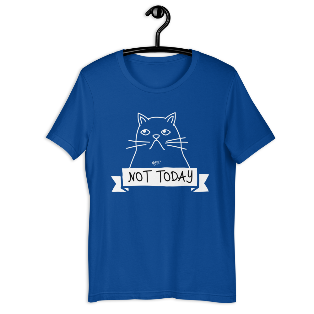 (Big Size) CAT-O-GRAPH - "Not Today" - Premium Tee